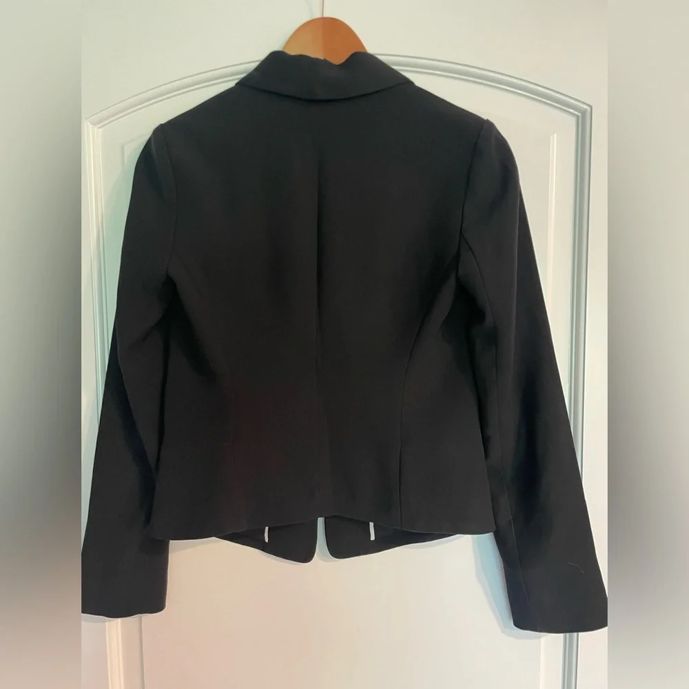 EXPRESS Black Shawl Collar Women's Blazer Jacket - Picture 4 of 9